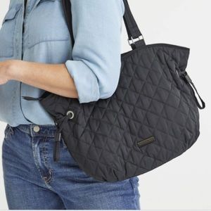 Vera Bradley Cinch Shoulder Bag Black